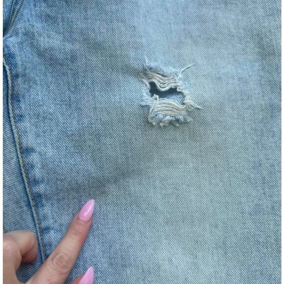 XOXO Y2K Custom Hand-Painted Floral Bootcut Jeans Size 7/8 Vintage Grunge Fairy - Picture 8 of 8